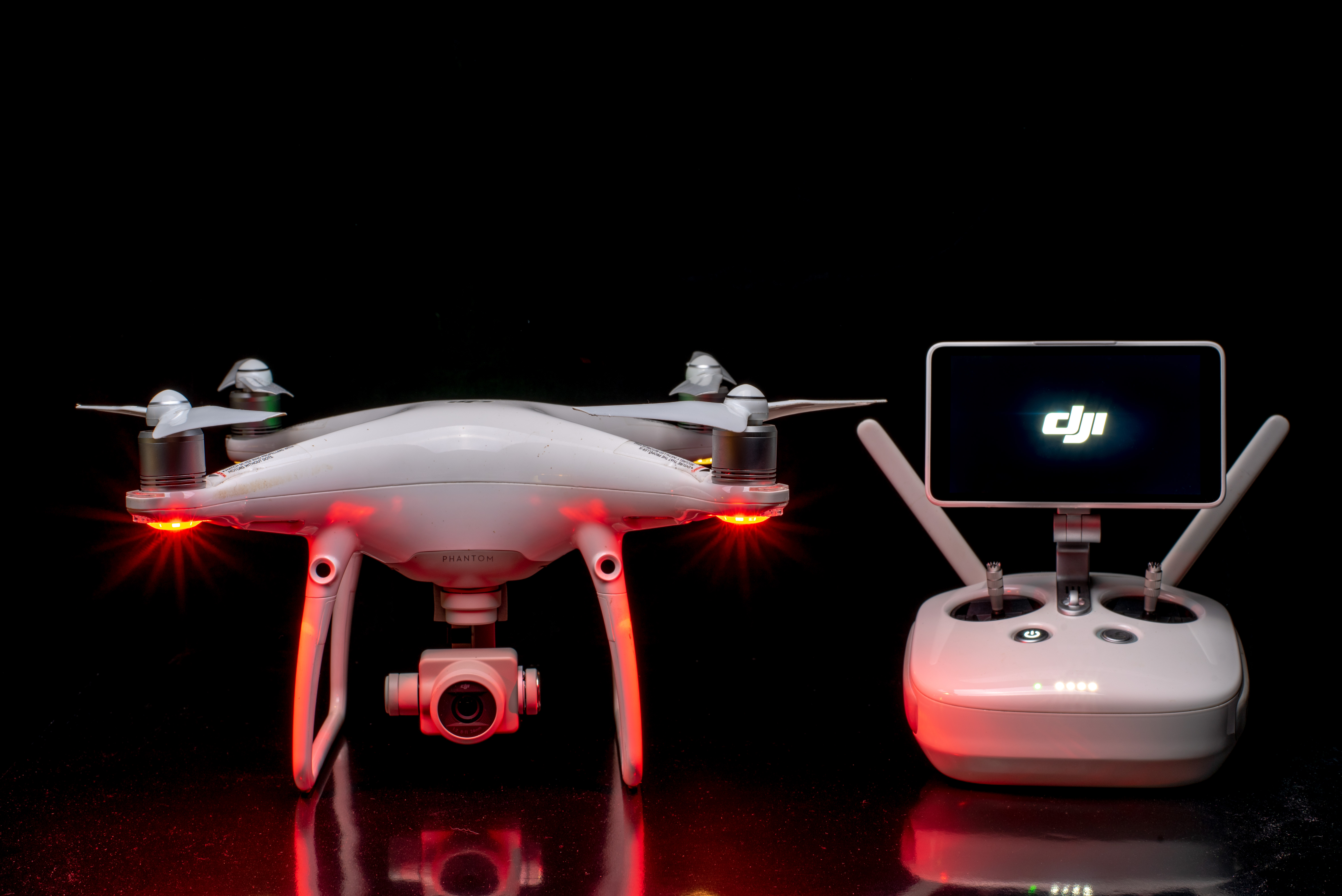 DJI Phantom 4 Pro Plus flying camera drone